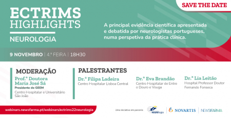 Marque na agenda: Webinar ECTRIMS Highlights em Neurologia