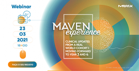 Assista amanhã à sessão &quot;Maven Experience: Clinical updates from a real world cohort&quot;